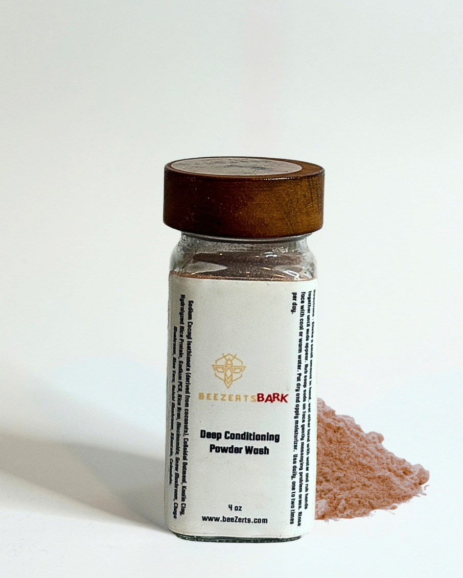Deep conditioning powder wash