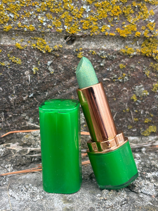 Green Shimmer Lipstick