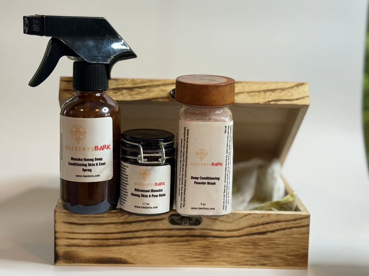 Manuka Honey Canine Skin Care Boxed Set
