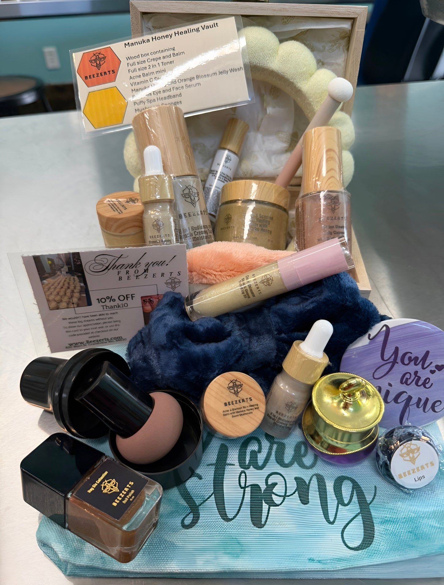 End of Year Holiday Offer: Manuka Honey Healing Vault with Burned Wood Box *[FREE: Gift Pack $45 value] ENDS 12/24!*