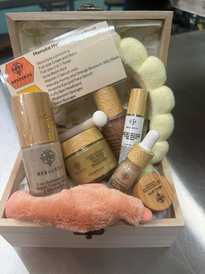 End of Year Holiday Offer: Manuka Honey Healing Vault with Burned Wood Box *[FREE: Gift Pack $45 value] ENDS 12/24!*